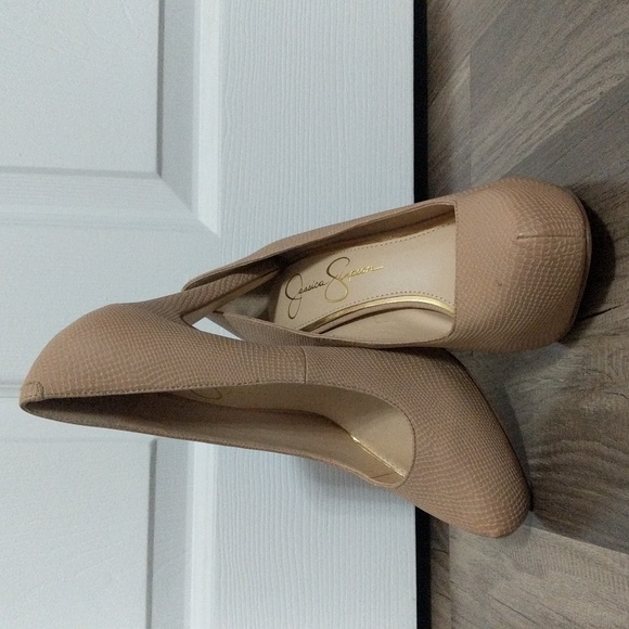 Jessica Simpson Shoes - #283Jessica Simpson Women's Tobee Platform Pump Soft Tan Color. 4" Heel Size: 8M